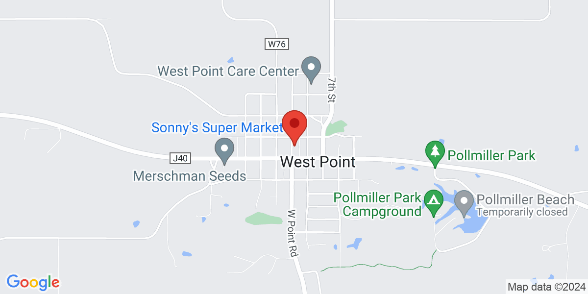 Map of West Point Public Library